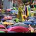 Foto Jaime P&#233;rez - La lluvia no fue un impedimento para ir a la procesi&#243;n de ramos en Medell&#237;n.