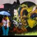 Julio C&#233;sar Herrera - Este muro se encuentra cerca de la estaci&#243;n Hospital del metro, una zona que exhibe varias intervenciones. El arte callejero se ha transformado y no solo prevalece el grafiti de consigna, lo est&#233;tico gana fuerza.