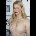 AP - Cate Blanchett visti&#243; de neutros y se maquill&#243; para dejar todo el impacto a su labios.
