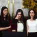 AFP - Familiares de Gabriel Garc&#237;a M&#225;rquez presentes en el homenaje.