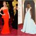 AP y AFP - Entre las mejores de la noche Jennifer Lawrence vestida de Christian Dior y Lupita Nyong'o con un diseño de Prada.