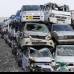 Reuters - Veh&#237;culos destruidos por el terremoto y el tsunami del 11 de marzo de 2011 est&#225; todav&#237;a amontonadas en Ishinomaki, prefectura de Miyagi en Jap&#243;n.