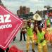 Colprensa - Organizaciones culturales también se hicieron sentir en favor de la paz.