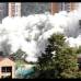 Donaldo Zuluaga - Cerca de diez minutos dur&#243; la nube de polvo que se levant&#243; en la zona. Bomberos Medell&#237;n ayud&#243; a disiparla con agua.