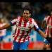 Cortes&#237;a - Falcao celebr&#243; con el Atl&#233;tico de Madrid el t&#237;tulo de la Liga Europea 2011-12.