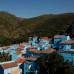 Reuters - J&#250;zcar fue declarada el primer &quot;Pueblo Pitufo&quot; del mundo y elegida para promocionar la pel&#237;cula &quot;Los pitufos en 3D&quot;.