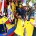 Foto Colprensa - La venta de camisetas y souvenires viene de menos a m&#225;s con la llegada de Colombia y Uruguay.
