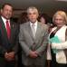 Fotos JULIO C&#201;SAR HERRERA - El decano Ram&#243;n Javier Mesa; el rector Alberto Uribe Correa, y Nora Espinal.