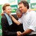 Juan Fernando Cano - Un emocionado Sergio Fajardo Valderrama celebr&#243; con sus padres Ra&#250;l y Mara su triunfo en las urnas, que lo convierten en el gobernador electo de Antioquia.