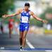 Reuters - Luis Fernando López se convirtió en el primer colombiano en lograr una medalla en un Mundial de atletismo, al ser tercero en la prueba de los 20 kilómetros marcha.