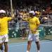 Colprensa - La pareja de Juan S. Cabal y Robert Farah venció en cinco sets a Uruguay.