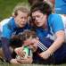 AFP - Rugby entre los equipos femeninos de Escocia y Francia.