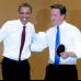Reuters - Los Obama tuvieron una reuni&#243;n informal con el primer ministro, David Cameron, y su esposa, Samantha.