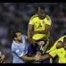 AP - Colombia juego un buen primer tiempo dominando el bal&#243;n y desesperando a los uruguayos. Luis Amaranto Perea se convirti&#243; en figura.