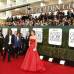 Reuters - El glamour se apoderó de la alfombra roja en la 70 edición de los Globos de Oro, donde el rojo, el nude y los encajes fueron la nota predominante de la gala.