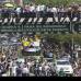 Róbinson Sáenz - La caravana Olímpica estaba programada para que durara 60 minutos, pero al final el tiempo se duplicó, debido al homenaje multitudinario que se vivió en las calles.
