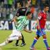 FOTO JAIME P&#201;REZ - Pese al esfuerzo del segundo tiempo el resultado solo sirvi&#243; para el empate tras los tantos de Daniel Bocanegra.