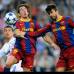 Reuters - 75.000 espectadores llenaron el estadio Santiago Bernab&#233;u. Ida semifinal Liga de Campeones. Cerca de 3.000 hinchas del FC Barcelona animaron a su equipo.