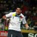 Colprensa - Jaramillo, el portero ecuatoriano, celebra el tanto que le daba la ventaja parcial a su equipo.
