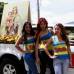 FOTO R&#211;BINSON S&#193;ENZ - Como cada 16 de julio, D&#237;a de la Virgen del Carmen, conductores desfilaron con su patrona por varios puntos de Medell&#237;n. Decenas de veh&#237;culos, como buses, carros y motos, circularon entre las terminales del Sur y del Norte de la ciudad.