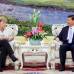 Archivo - El Congreso se cumple cada cinco a&#241;os y sus m&#225;ximos l&#237;deres son reemplazados una vez por d&#233;cada. Se trata del evento pol&#237;tico m&#225;s importante de China. En la foto Xi Jinping con la canciller de Alemania Angela Merkel.