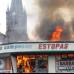 Hern&#225;n Vanegas - Cinco m&#225;quinas de bomberos consiguieron sofocar un incendio que se present&#243; en el sector de Barrio Triste.