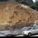 Manuel Saldarriaga - Kil&#243;metro 13,3. Trabajos en estabilizaci&#243;n de un talud, provocando un movimiento de tierra. Descenso restringido a un solo carril.