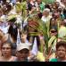 Foto Jaime P&#233;rez - Masiva fue la participaci&#243;n en la ciudad a las procesiones del Domingo de Ramos.