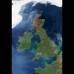 Reuters - Imagen satelital del Reino Unido, en un d&#237;a sin nubes.