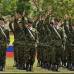 Cortesía Presidencia - Esteban Santos, el hijo del presidente Santos, hizo parte del grupo de soldados del Contingente Bolívar que juró bandera este miércoles en el Fuerte Militar de Tolemaida.