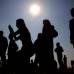 AP - Un eclipse solar parcial dio al bienvenida al nuevo a&#241;o.