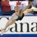 AP - Gracie Gold de Estados Unidos compite en el programa corto de patinaje sobre el hielo en Canada.