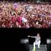 AP - Bieber inici&#243; su recital con el tema Baby, que fue coreado por los asistentes. Sin pausa sigui&#243; con As long as you love y U smile, y con el tema Boyfriend provoc&#243; llantos de emoci&#243;n entre sus seguidoras.