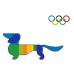 Waldi, la primera - Esta creaci&#243;n alemana, figura de las Olimpiadas de Munich en 1972, fue la primera mascota oficial de los Juegos Ol&#237;mpicos. Mientras que sus tonalidades aluden a tres de los cinco colores ol&#237;mpicos, su figura represent&#243; agilidad, tenacidad y resistencia.