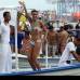 Manuel Saldarriaga, enviado especial Cartagena - Las 26 aspirantes al t&#237;tulo de Se&#241;orita Colombia; la actual reina de los colombianos, Catalina Robayo, y la reina de la Independencia de Cartagena, Ivonne Palencia, desfilaron ante los asistentes al Claustro de las &#193;nimas, del Centro de Convenciones Julio C&#233;sar Turbay Ayala.