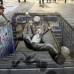Foto: Cortes&#237;a - El artista brit&#225;nico Julian Beever se especializ&#243; en el manejo de la &#243;ptica para crear efectos tridimensionales con sus pinturas hechas con tiza. Un trabajo que va de la calle a un centro comercial de Medell&#237;n.
