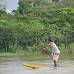FOTO CORTESIA - COLPRENSA - El m&#250;ltiple campe&#243;n mundial de clavados, Orlando Duque, regres&#243; a Bogot&#225; despu&#233;s de 10 d&#237;as de traves&#237;a por el r&#237;o Amazonas, en donde hizo realidad uno de sus m&#225;s grandes sue&#241;os: saltar desde &#225;rboles que superan los 35 metros de altura, en medio del r&#237;o m&#225;s ancho del mundo y la reserva ambiental m&#225;s importante del planeta.