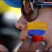 Juan Antonio S&#225;nchez - Colorido y compa&#241;erismo se ve en las tribunas cada vez que juega Colombia.