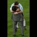 AP - Un gran abrazo entre dos figuras de Argentina, el jugador Lionel Messi y el técnico Diego Armando Maradona.