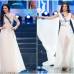 Reuters - Diana Schoutsen Mendoza, Miss Honduras y Luc&#237;a Aldana, Miss Colombia, tambi&#233;n de blanco.
