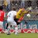 Colprensa - El Once Caldas termin&#243; jugando con diez hombres tras la expulsi&#243;n en el minuto 82 de Mario Gonz&#225;lez.