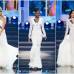 Reuters - Stephanie Tency, Miss Pa&#237;ses Bajos; Miss Titi Yitayish, Miss Israel y Yumi Kim, Miss Corea, tambi&#233;n de blanco, para algunos un desfile muy aburrido.