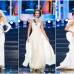 Reuters - Nina Durdevic, Miss Eslovenia; Olga Storozhenko, Miss Ucrania y Paulette Samayoa, Miss Guatemala.