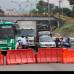 Hern&#225;n Vanegas - La congesti&#243;n vehicular fue monumental. En sentido norte-sur la v&#237;a se cerr&#243; a la altura de la calle 104(Zen&#250;). En el sentido contrario se hizo desde la Terminal del Norte. Se recomienda utilizar como v&#237;as alternas la carrera 65 y 67, y la avenida Regional.