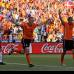AP - Holanda hizo valer su superioridad en el estadio Soccer City de Soweto ante 83.465 espectadores.