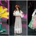 Reuters - Shi Lim, Miss Singapur; Olga Storozhenko, Miss Ucrania y Simona Burbaite, Miss Lituania.