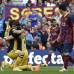 AFP - El partido termin&#243; 1-0 a favor del Barcelona en la primera mitad.