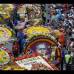 Jaime P&#233;rez - Gabriel Garc&#237;a M&#225;rquez tambi&#233;n hizo parte de la fiesta. Su emblem&#225;tica figura tambi&#233;n desfil&#243; por Medell&#237;n.