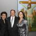 Fotos: Edwin Bustamante y C&#225;mara L&#250;cida. - Mar&#237;a Teresa Mora de G&#243;mez y Teresita Bustamante, en compa&#241;&#237;a de Juan G&#243;mez, a quien el maestro agradeci&#243; en la Plaza Botero.