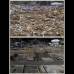 Reuters - Esta combinación muestra el mismo lugar, en Miyako, Prefectura de Iwate, Japón. Las fotos fueron tomadas el 11 de marzo de 2011 (arriba) y 17 de febrero de 2012 (abajo). La fotografía superior muestra las calles inundadas después del terremoto y tsunami. La inferior da cuenta del mismo lugar casi un año después.